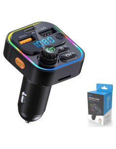 Transmisor FM Bluetooth EAHOSUCC C17 Cargador Rápido 22.5W