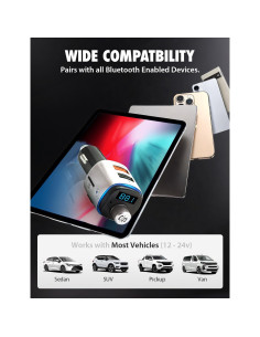 Transmisor FM Bluetooth Bracketron Roadtripper Voice 5.0 2