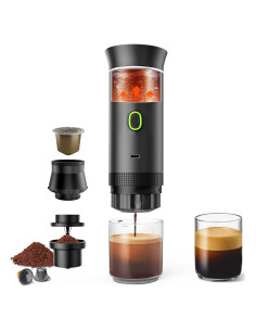 Máquina de Café Espresso Portátil Zordin 20 Bar 3-en-1 USB-C