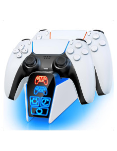 Estación de Carga PS5 Fenolical para Controladores Dual y Edge