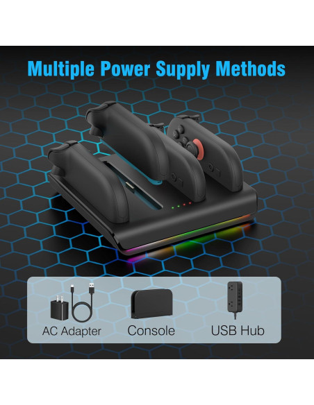 Base de Carga Rápida Magnética para Nintendo Switch 2 Joycon