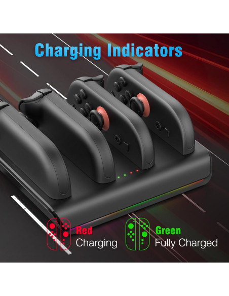 Base de Carga Rápida Magnética para Nintendo Switch 2 Joycon