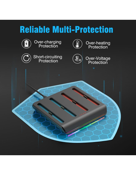 Base de Carga Rápida Magnética para Nintendo Switch 2 Joycon