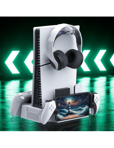 Estación de Enfriamiento y Carga BRIBAT para PS5 y PS5 Slim