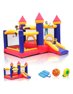 Casa Inflable de Rebote JOYMOR con Piscina de Pelotas 3-10 Años