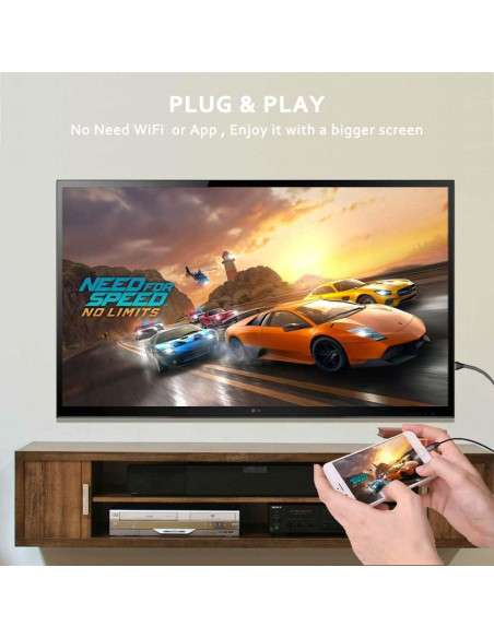 Cable USB C a HDMI 1.83m KEJOG 4K 60Hz Alta Velocidad