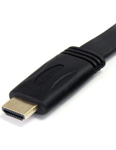 Cable HDMI de Alta Velocidad 7.5 m StarTech Plano con Ethernet