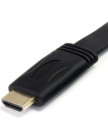Cable HDMI de Alta Velocidad 7.5 m StarTech Plano con Ethernet