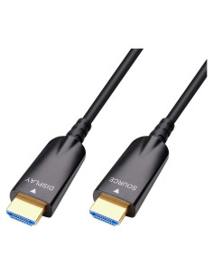 Cable HDMI de Fibra Óptica DTech 15.24m 4K 60Hz Alta Velocidad