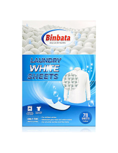 Hojas Blanqueadoras Binbata 78 Unidades - Sin Fragancia, Biodegradables