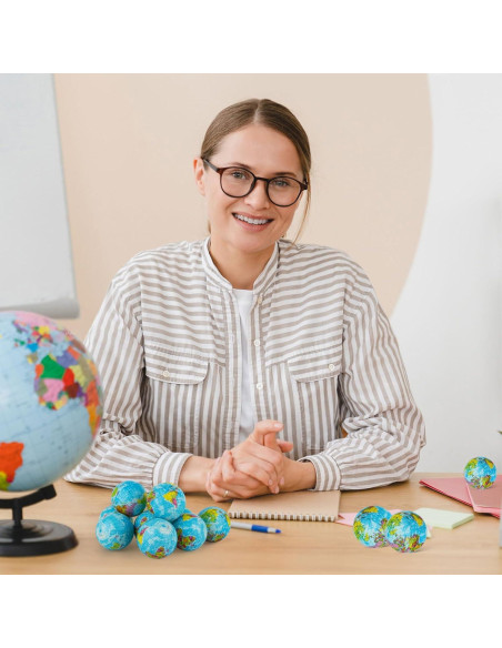 Paquete de 20 Mini Pelotas Antiestrés Globo Atiloy 5.08 cm