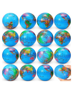 Paquete de 60 Pelotas de Estrés Vinsot Mini Globo 6.3 cm