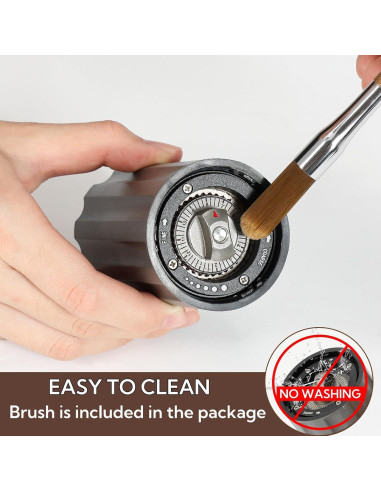 Molino de Café Manual CHDEXU 25g Acero Inoxidable Ajustable