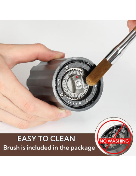 Molino de Café Manual CHDEXU 25g Acero Inoxidable Ajustable