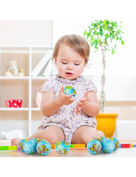 Paquete de 20 Mini Pelotas Antiestrés Globo Atiloy 5.08 cm