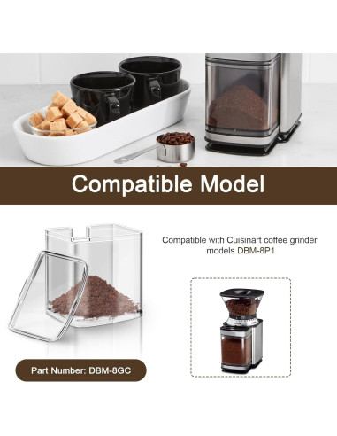 Cámara de Molienda DBM-8GC con Tapa para Cuisinart