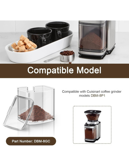 Cámara de Molienda DBM-8GC con Tapa para Cuisinart