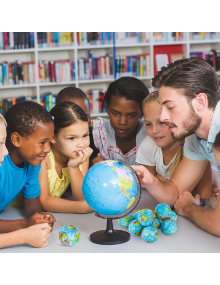 Paquete de 20 Mini Pelotas Antiestrés Globo Atiloy 5.08 cm