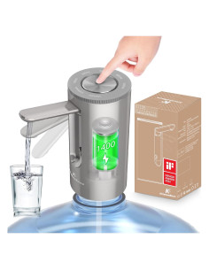 Dispensador de Agua Eléctrico KitchenBoss G105 5 Galones Plata