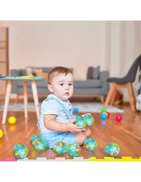 Paquete de 20 Mini Pelotas Antiestrés Globo Atiloy 5.08 cm