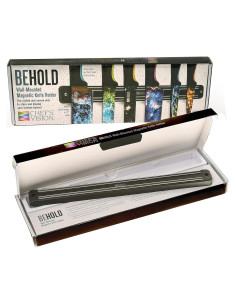 Soporte Magnético para Cuchillos Chef's Vision Negro 37.3x12.1 cm