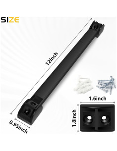 Soporte Magnético para Herramientas DGSL 30.48 cm Paquete de 4 2