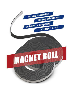 Cinta Magnética Gwybkq 2 Rollos 16ft Adhesivo Fuerte 2