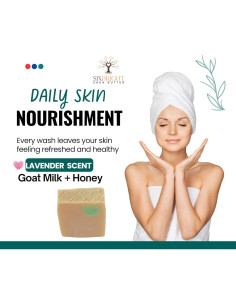 Jabón Artesanal Sixbright 113g Manteca de Karité y Cacao 2