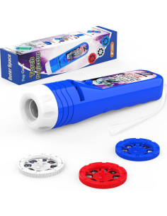 Linterna Proyector Espacio Exterior ZHIJIE 24 Imágenes 3-7 Años 2