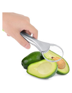 Cortadora de Aguacate 2 en 1 plplaaoo - Acero Inoxidable