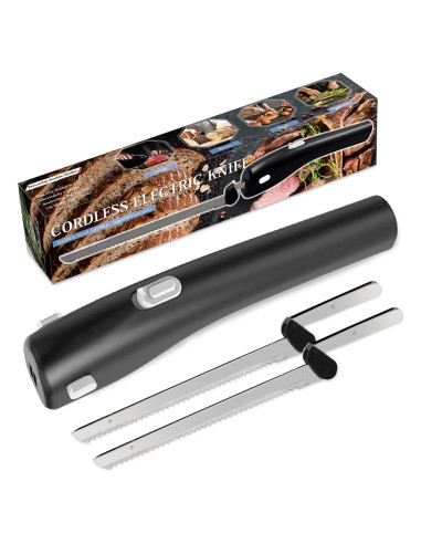 Cuchillo Eléctrico Inalámbrico Pratuor PR-BBD03 15.24 cm