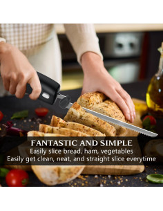 Cuchillo Eléctrico Inalámbrico Pratuor PR-BBD03 15.24 cm 2