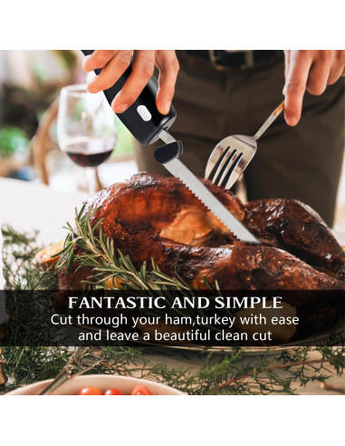 Cuchillo Eléctrico Inalámbrico Pratuor PR-BBD03 15.24 cm