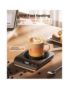 Calentador de Tazas Gaiatop 50W con Pantalla Digital y 3 Temperaturas 2