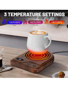 Calentador de Tazas YANXUS J con 3 Temperaturas y Apagado Automático 2