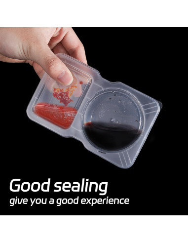 15 Sets Contenedores Reutilizables Doble Compartimento Evmliy