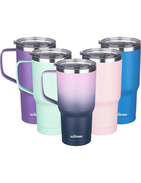 Taza de Café Aislada GUDEMAO 20 oz Cerámica Doble Pared