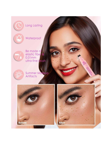 Bolígrafo Delineador de Pecas 2 en 1 Caedelfly - Impermeable