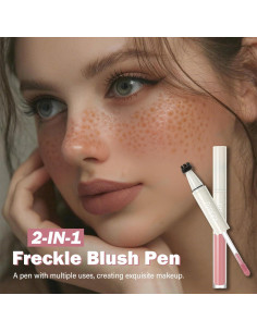 Bolígrafo 2 en 1 de Pecas y Rubor IFVGFB - Natural y Larga Duración 2