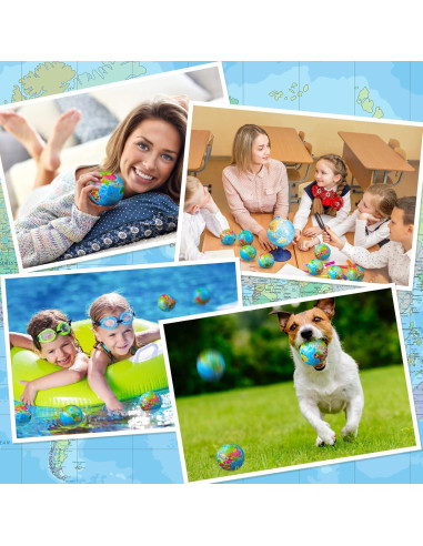 HyDren 100 Mini Pelotas Antiestrés Globo 5 cm para Alivio