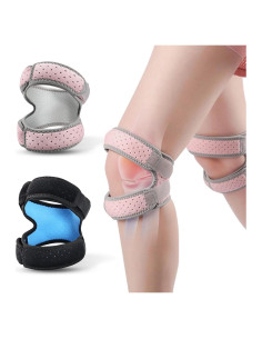 Paquete de 2 correas para rodilla patelar huoflame - Alivio dolor