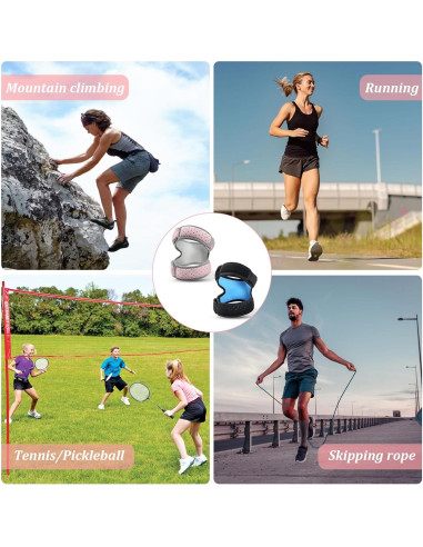 Paquete de 2 correas para rodilla patelar huoflame - Alivio dolor