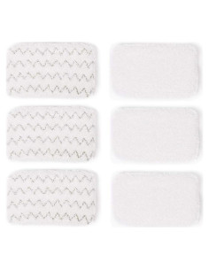 Paños de Mopa de Vapor Bissell 1252 Reemplazo 6 Piezas Microfibra