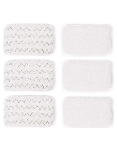 Paños de Mopa de Vapor Bissell 1252 Reemplazo 6 Piezas Microfibra