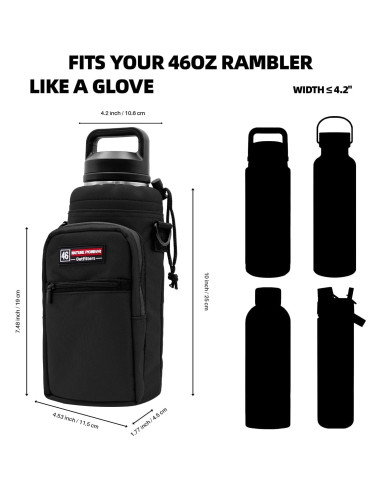 Portabebidas de Agua NATURE PIONEOR 18-26oz con Correa Ajustable