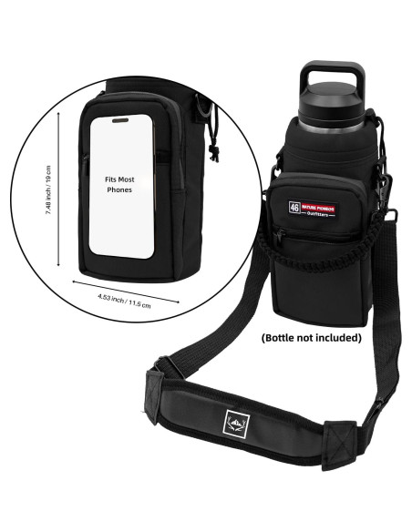 Portabebidas de Agua NATURE PIONEOR 18-26oz con Correa Ajustable