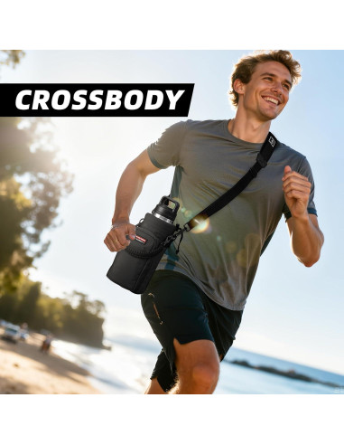 Portabebidas de Agua NATURE PIONEOR 18-26oz con Correa Ajustable