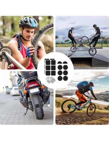 Kit de Parches para Neumáticos de Bicicleta CANIPHA 26 Piezas