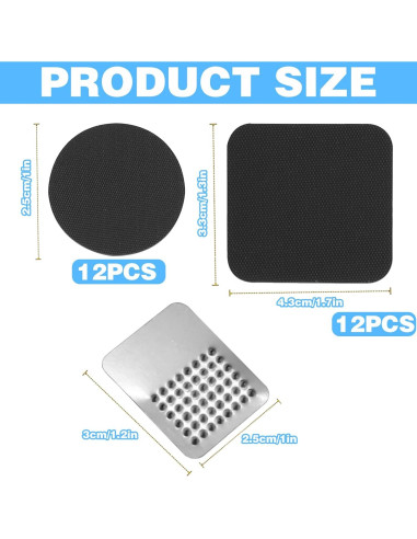 Kit de Parches para Neumáticos de Bicicleta CANIPHA 26 Piezas