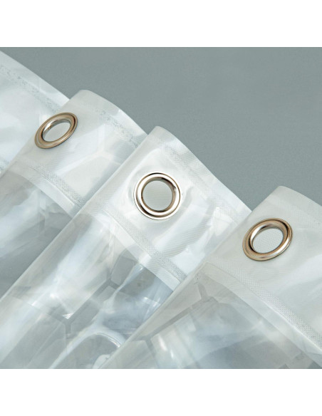 Cortina de Ducha Clara NTBAY EVA 72x72cm Impermeable con Imán